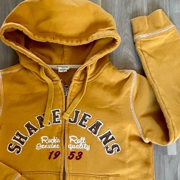 Rare Vintage 1953 Shane Jeans Zip Hooded Sweatshirt. Size Med. Unisex - Picture 3 of 7